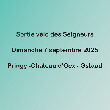 Sortie vélo 2025 - 01